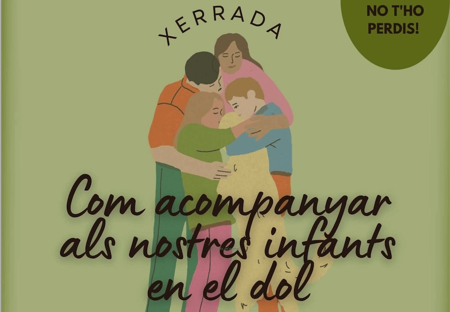 Xerrada "Com acompanyar als infants en el dol" el 14/11/2024 a les 18h a l'escola Ribatallada